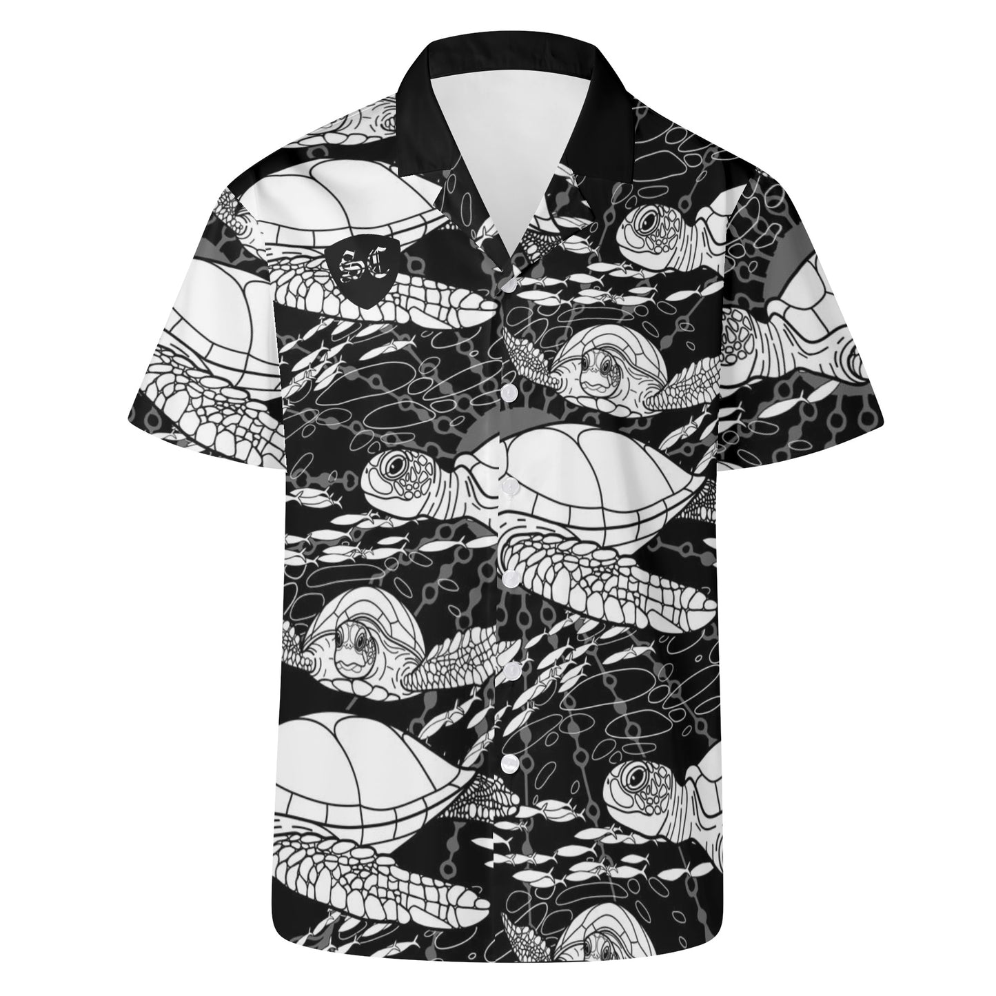 Mens ST.CASTLE Hawaiian Casual Shirt