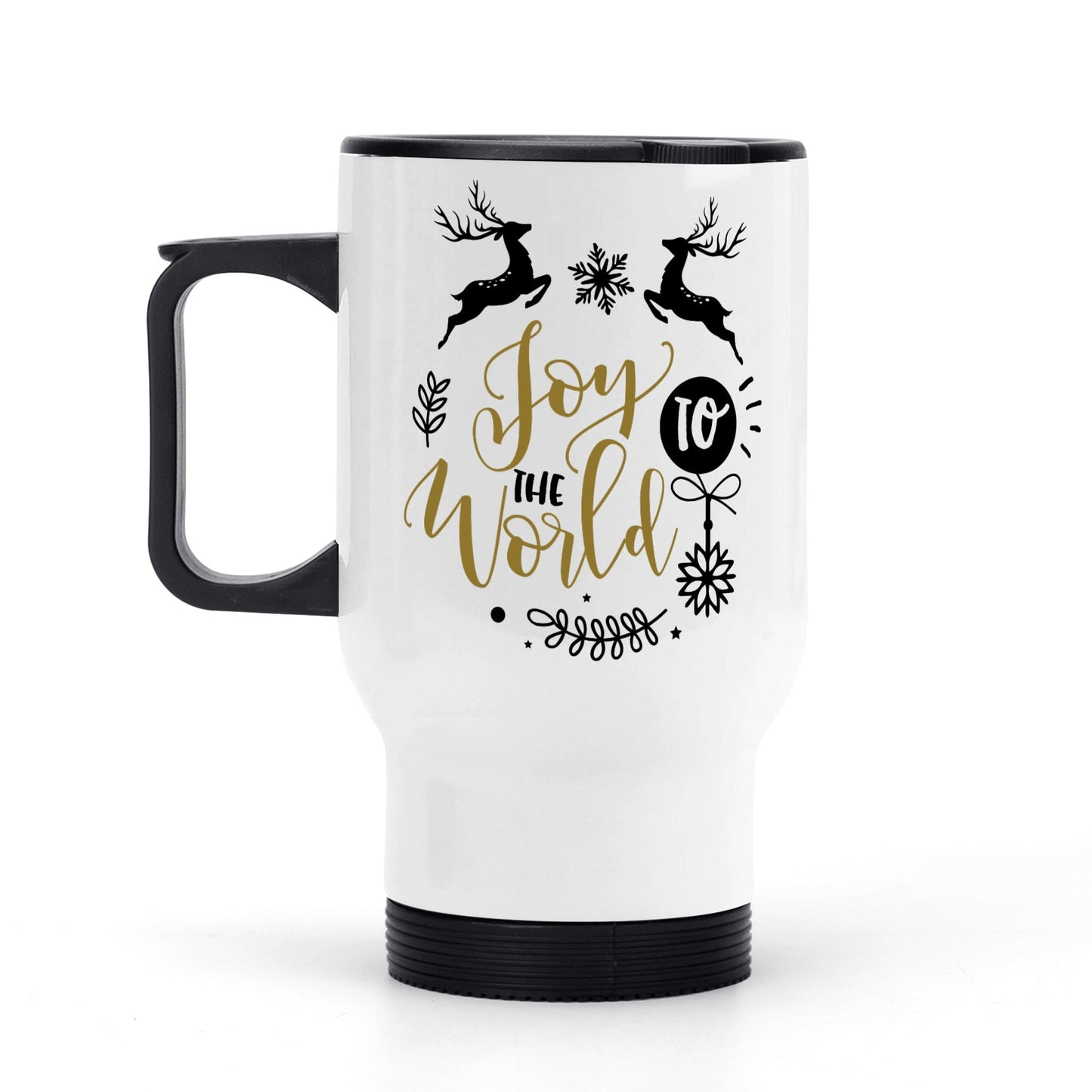 Stainless Steel Travel Coffee Mug (14 oz)