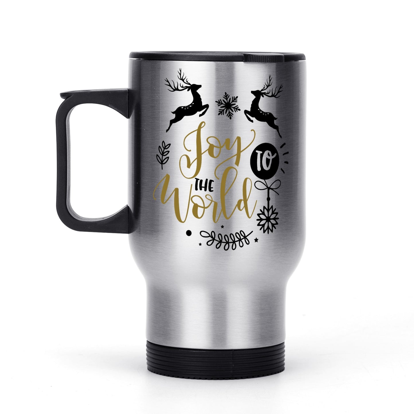 Stainless Steel Travel Coffee Mug (14 oz)