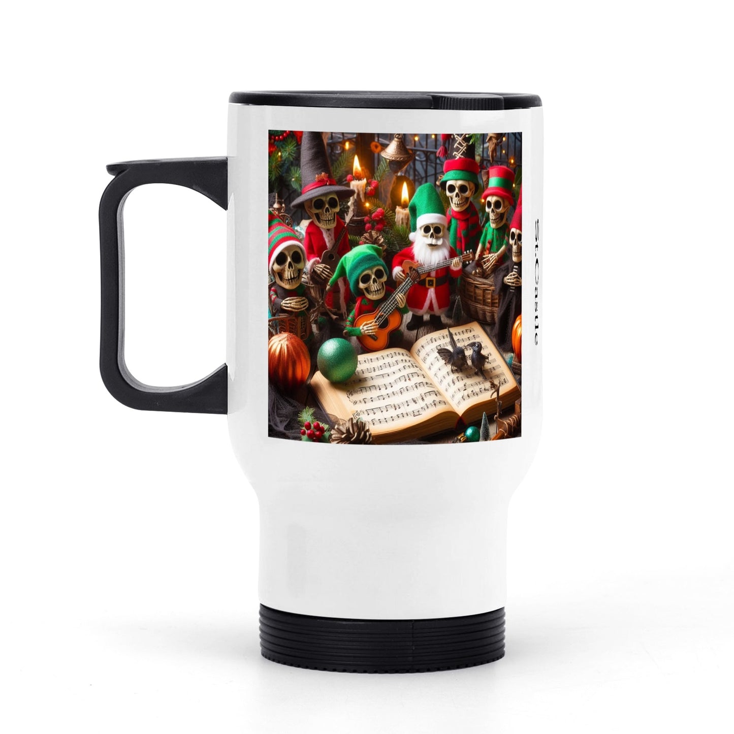 Stainless Steel Travel Coffee Mug (14 oz)