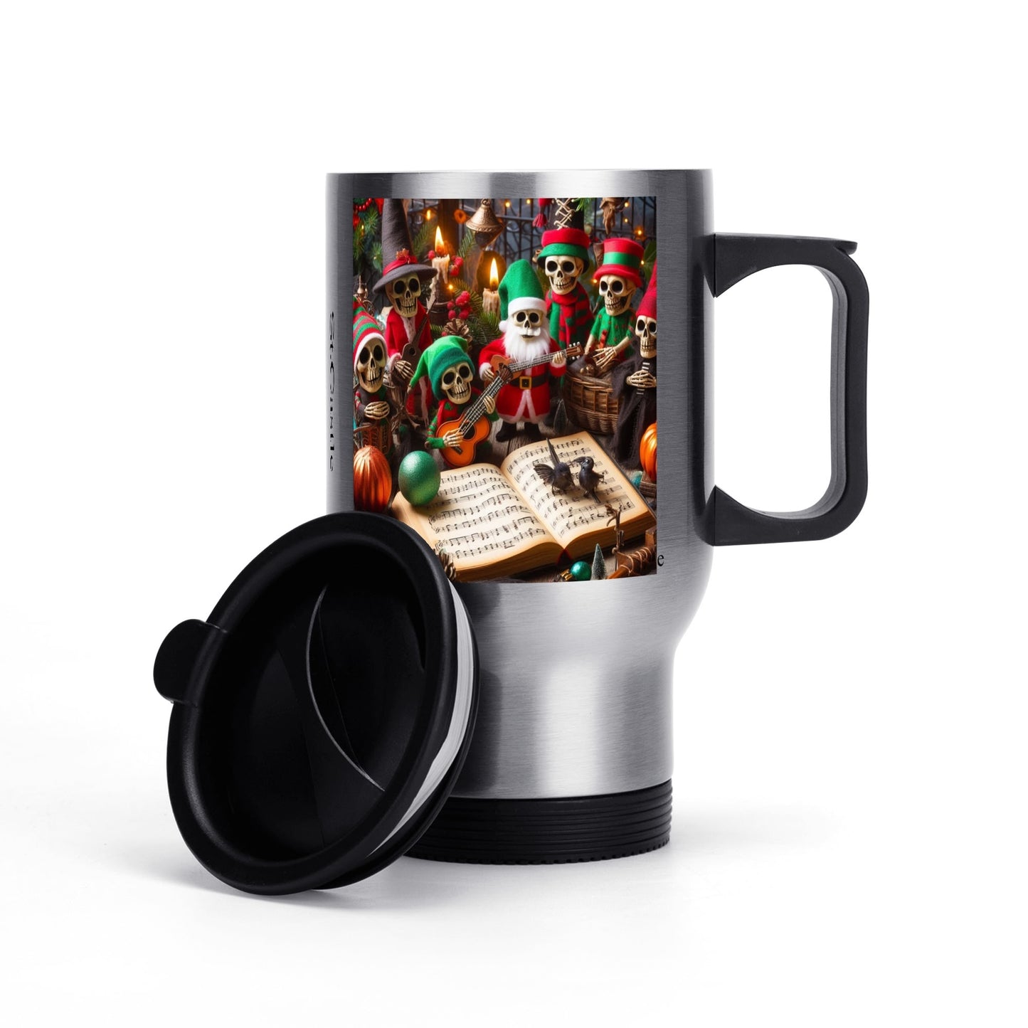 Stainless Steel Travel Coffee Mug (14 oz)