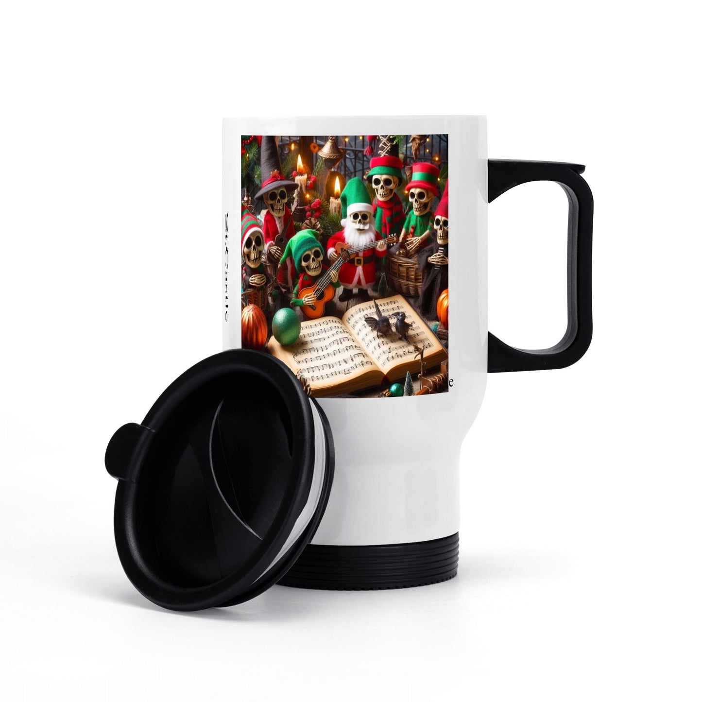 Stainless Steel Travel Coffee Mug (14 oz)