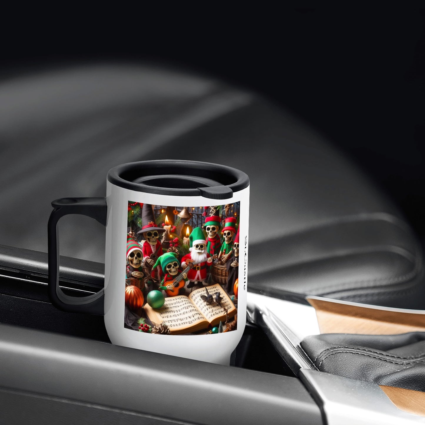 Stainless Steel Travel Coffee Mug (14 oz)