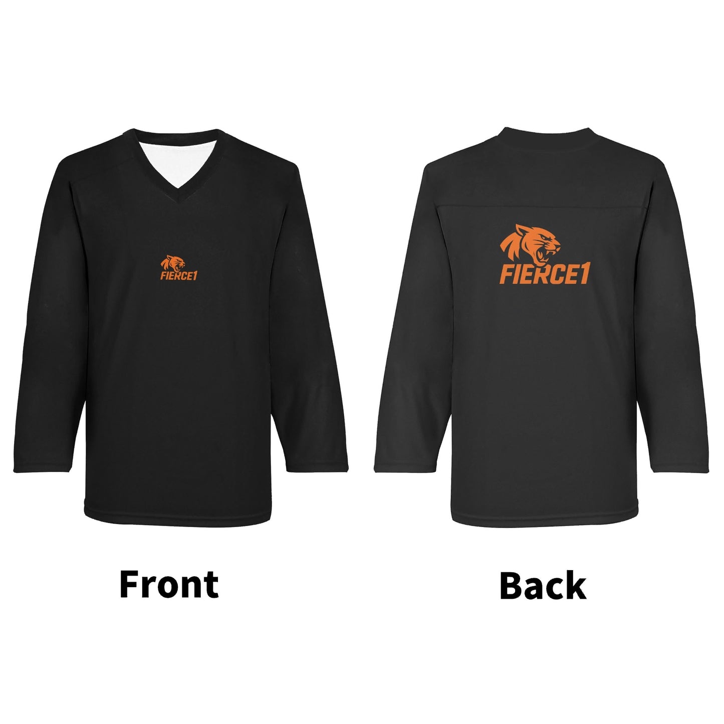 Mens All Over Print Hockey Jersey Long Sleeve Shirt