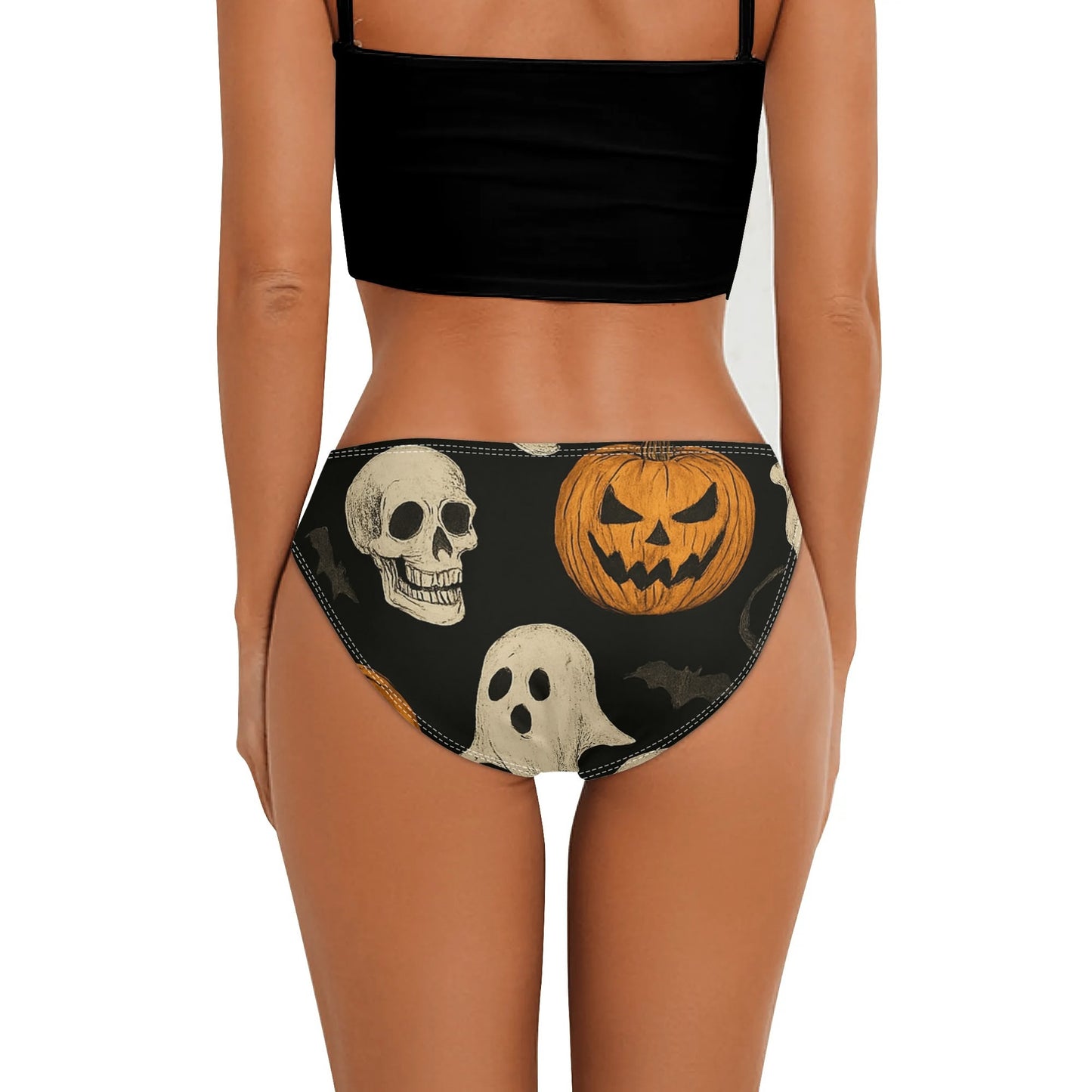 Womens Seamless Panties Comfortable Breathable Underwear Halloween