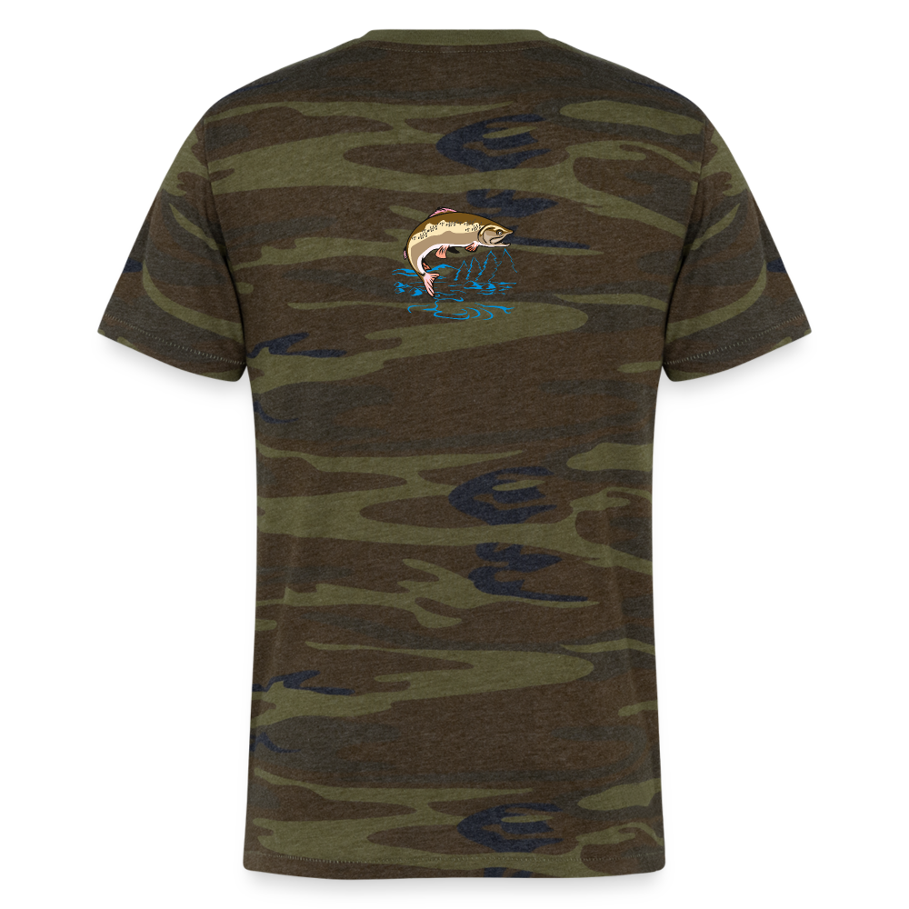 Alternative Unisex Eco Camo T-Shirt - green camo
