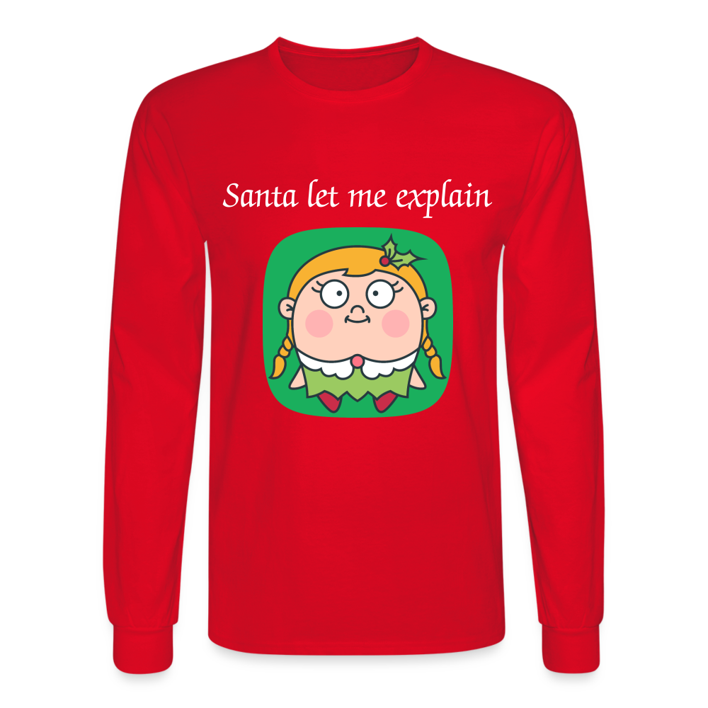 Unisex Long Sleeve T-Shirt - red