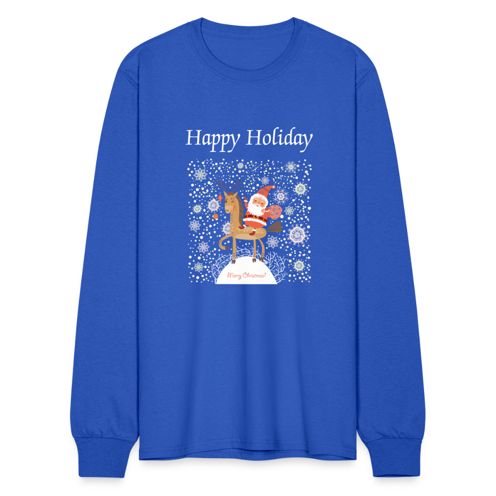 Men's Long Sleeve T-Shirt - royal blue