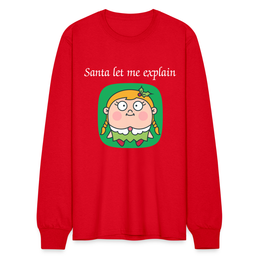 Unisex Long Sleeve T-Shirt - red