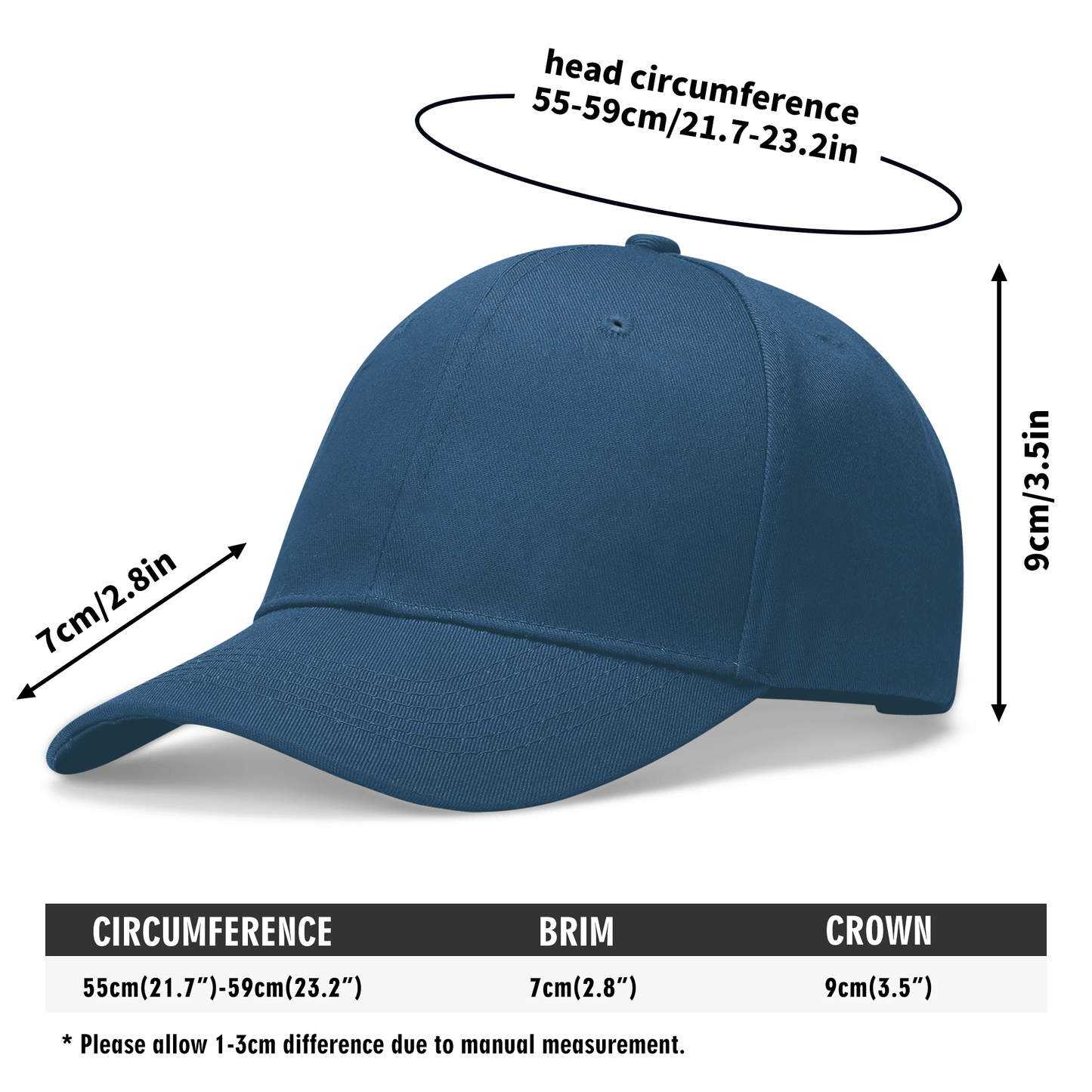 Front Printing Outdoor Baseball Cap Fashion Hat in US