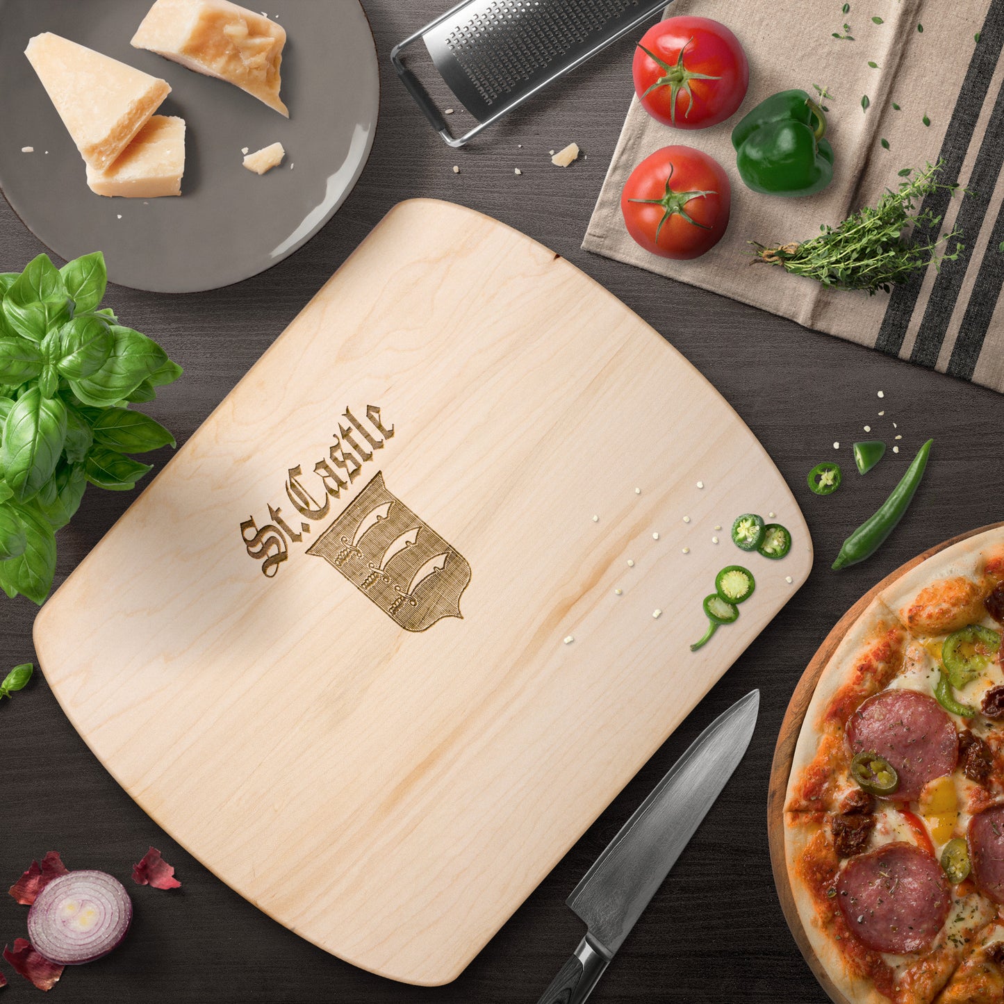 St. Castle Cutting Board