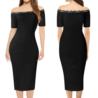 Womens Off The Shoulder Office Lady Dress St,Castle
