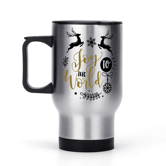 Stainless Steel Travel Coffee Mug (14 oz)