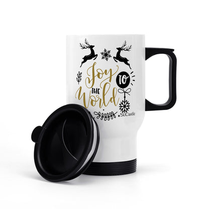 Stainless Steel Travel Coffee Mug (14 oz)