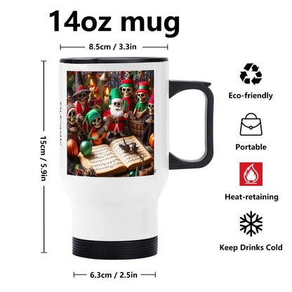 Stainless Steel Travel Coffee Mug (14 oz)