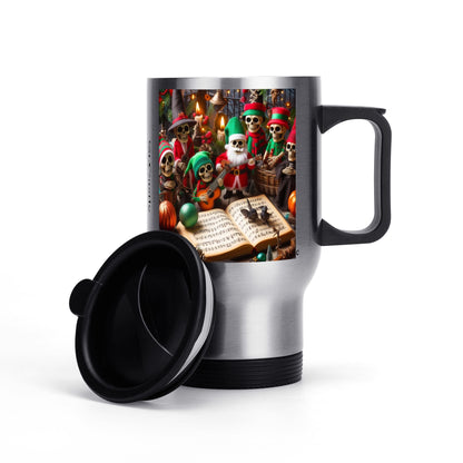 Stainless Steel Travel Coffee Mug (14 oz)