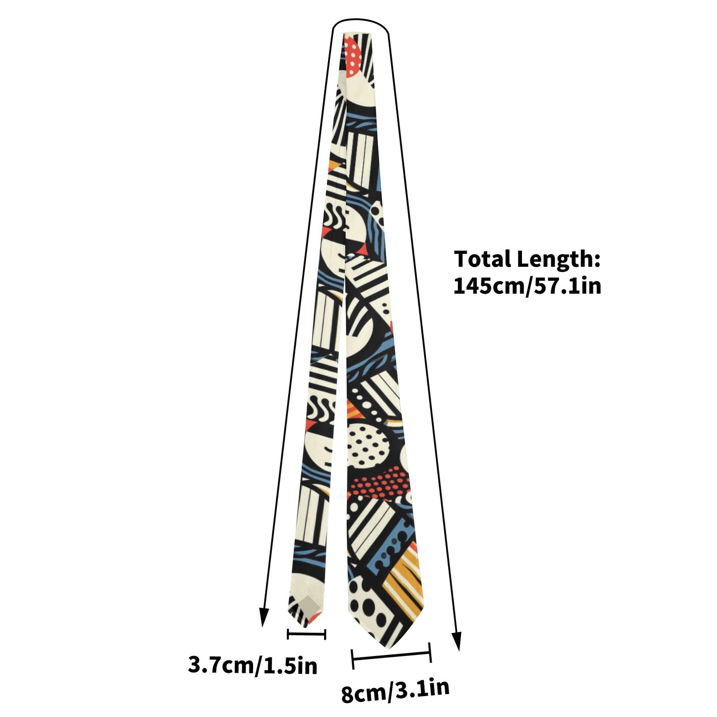 All Over Print Unisex Bandana Tie Necktie