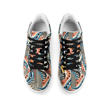 Adult Lightweight Brand Low Top Leather Skateboard Shoes WIth Personalized Logo /Name