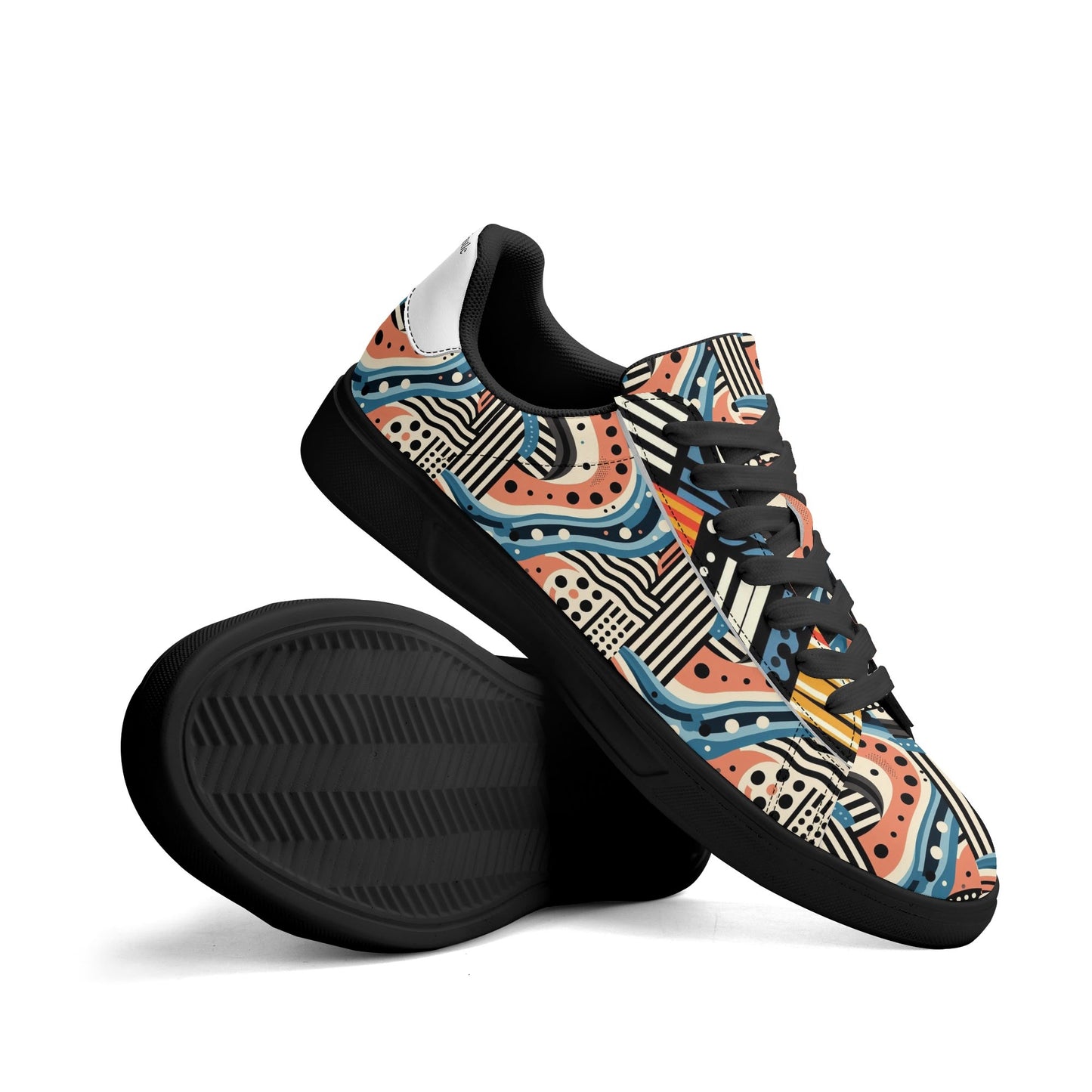 Adult Lightweight Brand Low Top Leather Skateboard Shoes WIth Personalized Logo /Name