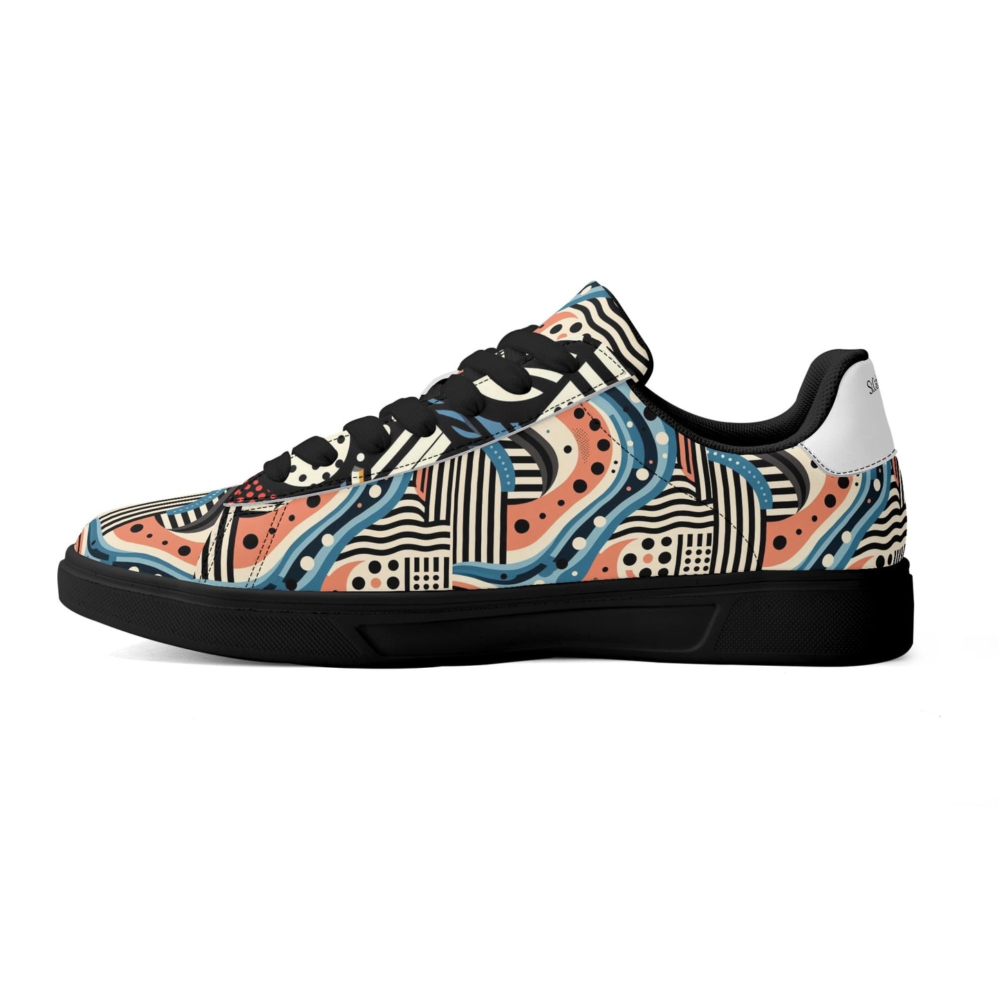 Adult Lightweight Brand Low Top Leather Skateboard Shoes WIth Personalized Logo /Name