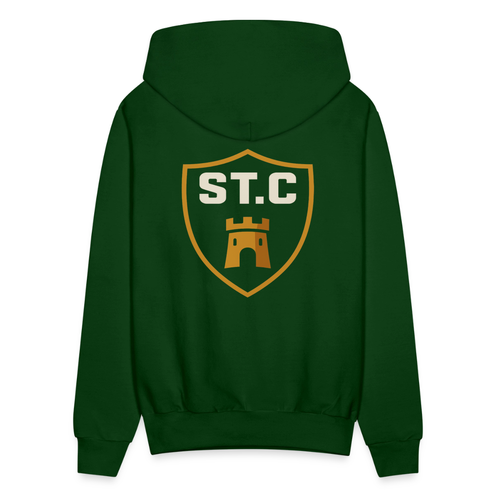 Men's Hoodie Saint Castle - forest green