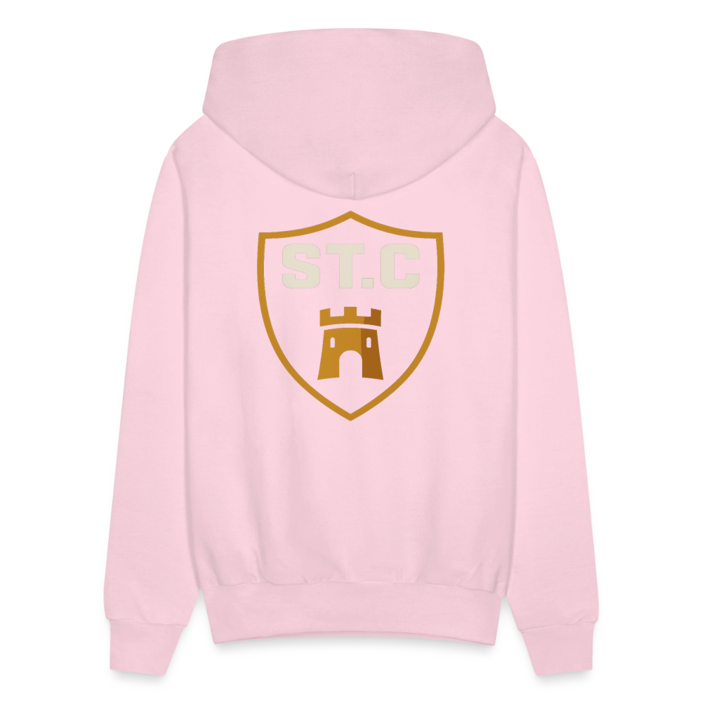 Men's Hoodie Saint Castle - pale pink