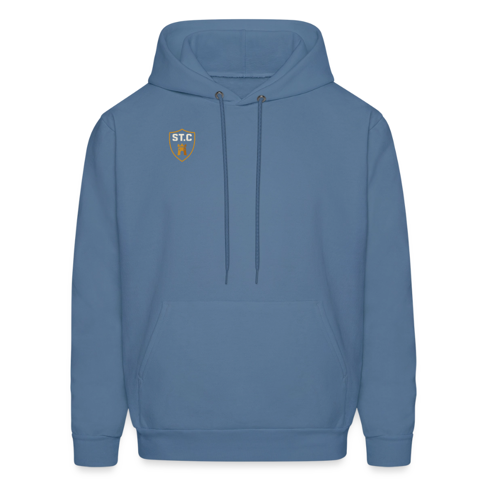 Men's Hoodie Saint Castle - denim blue