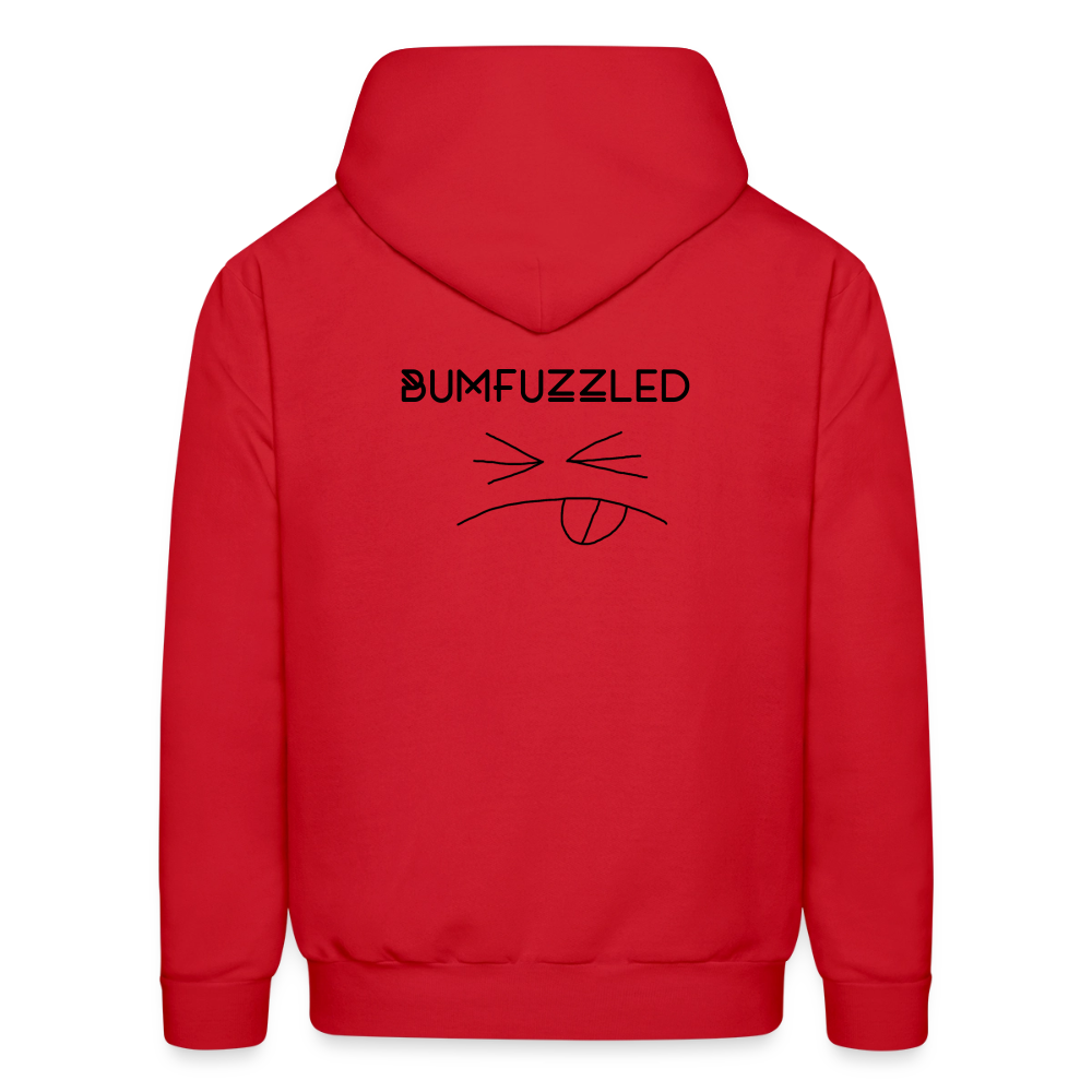 Men's Hoodie Bumfuzzled - red