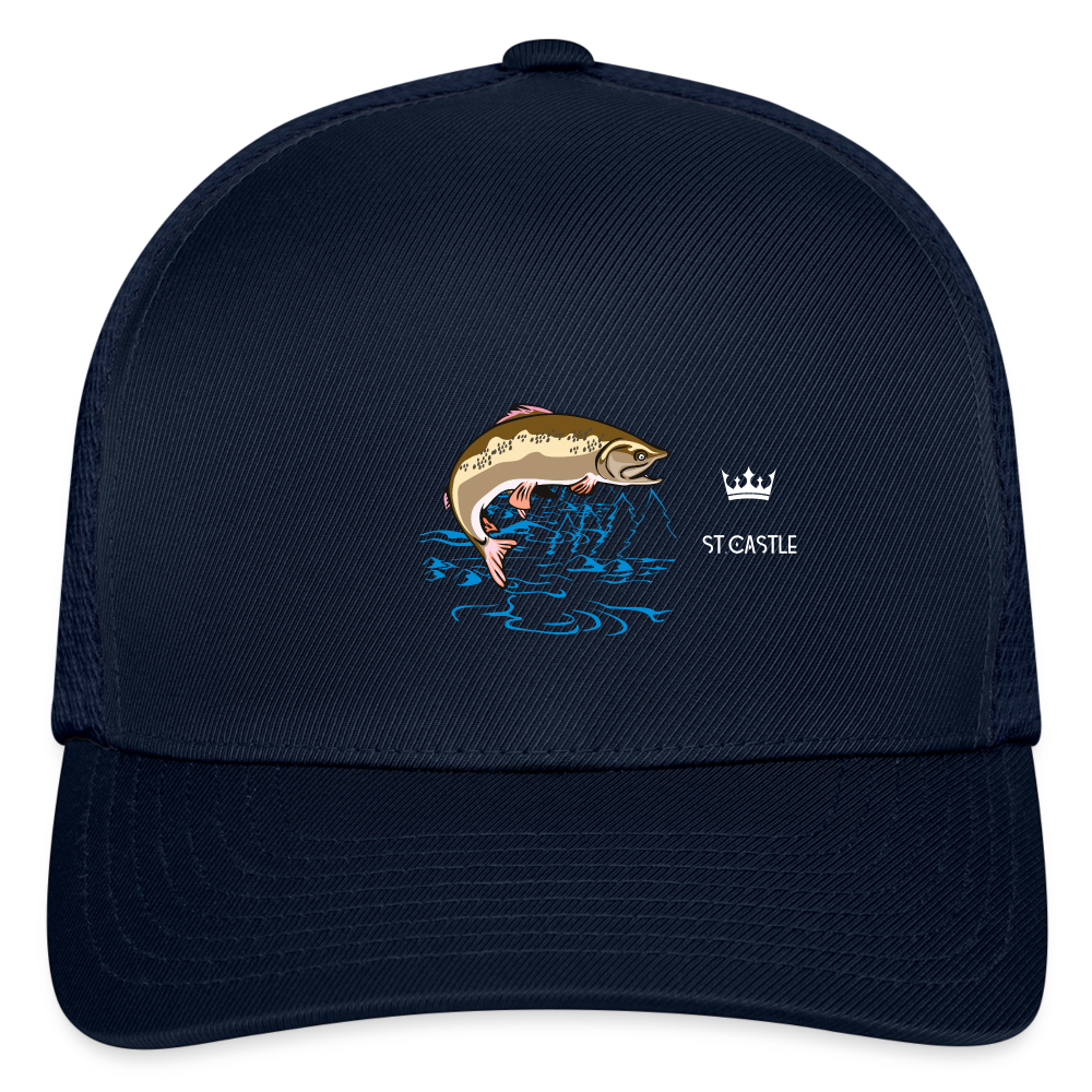 Flexfit Fitted Baseball Cap - navy