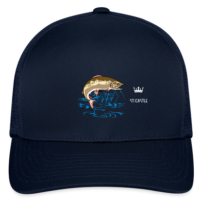 Flexfit Fitted Baseball Cap - navy