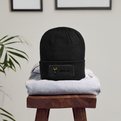 Patch Beanie - black