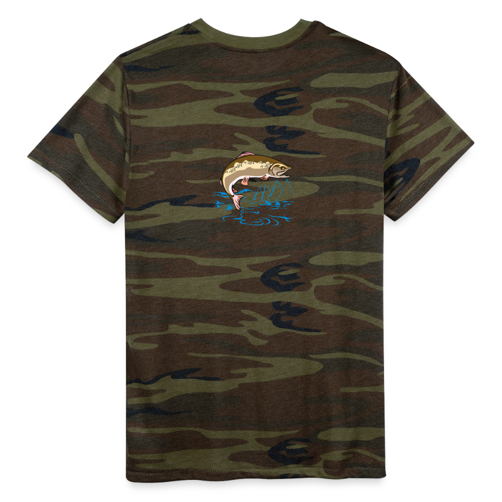 Alternative Unisex Eco Camo T-Shirt - green camo