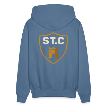 Men's Hoodie Saint Castle - denim blue