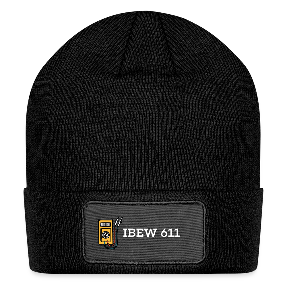 Patch Beanie - black