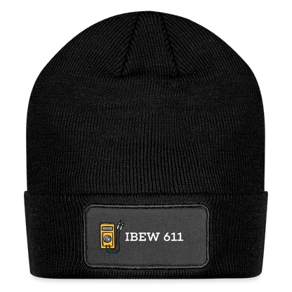 Patch Beanie - black