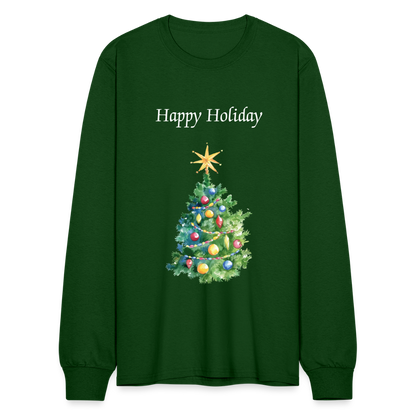 Men's Long Sleeve T-Shirt - forest green