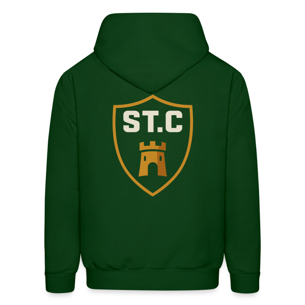 Men's Hoodie Saint Castle - forest green