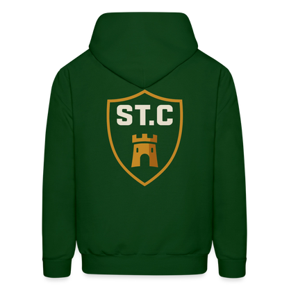 Men's Hoodie Saint Castle - forest green