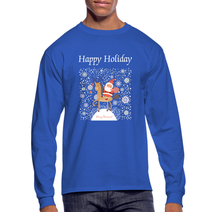 Men's Long Sleeve T-Shirt - royal blue