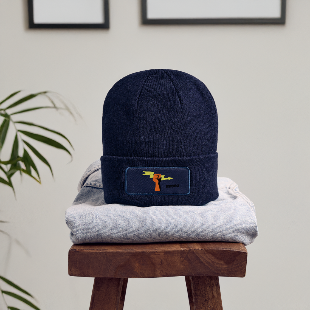 Patch Beanie - navy