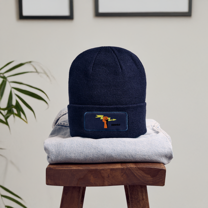 Patch Beanie - navy