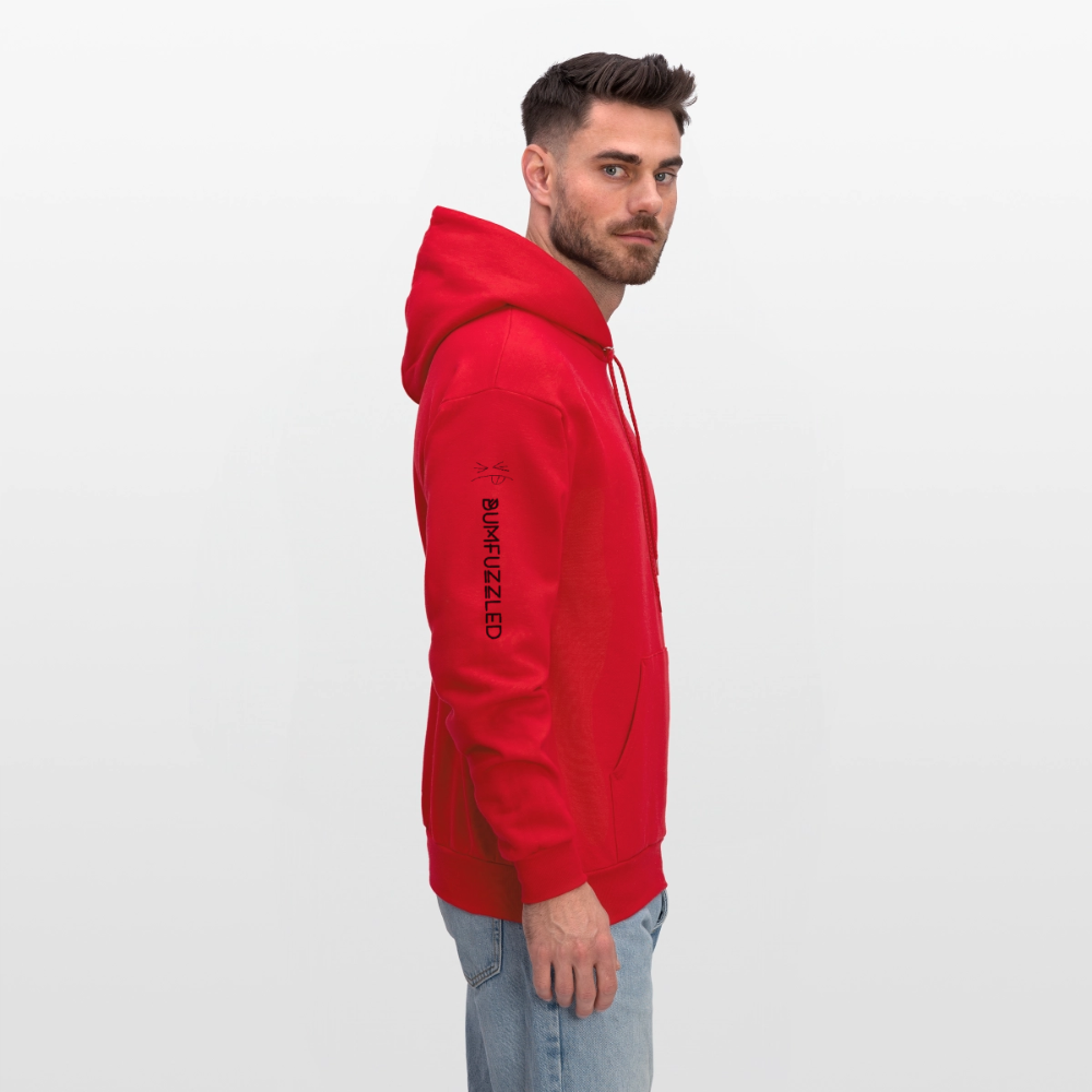 Men's Hoodie Bumfuzzled - red