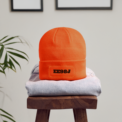 Patch Beanie - neon orange