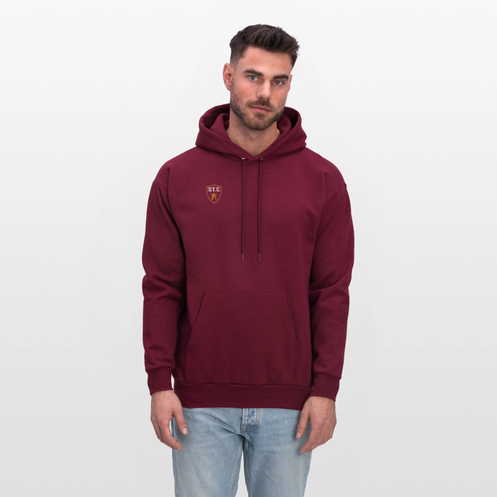 Men's Hoodie Saint Castle - burgundy