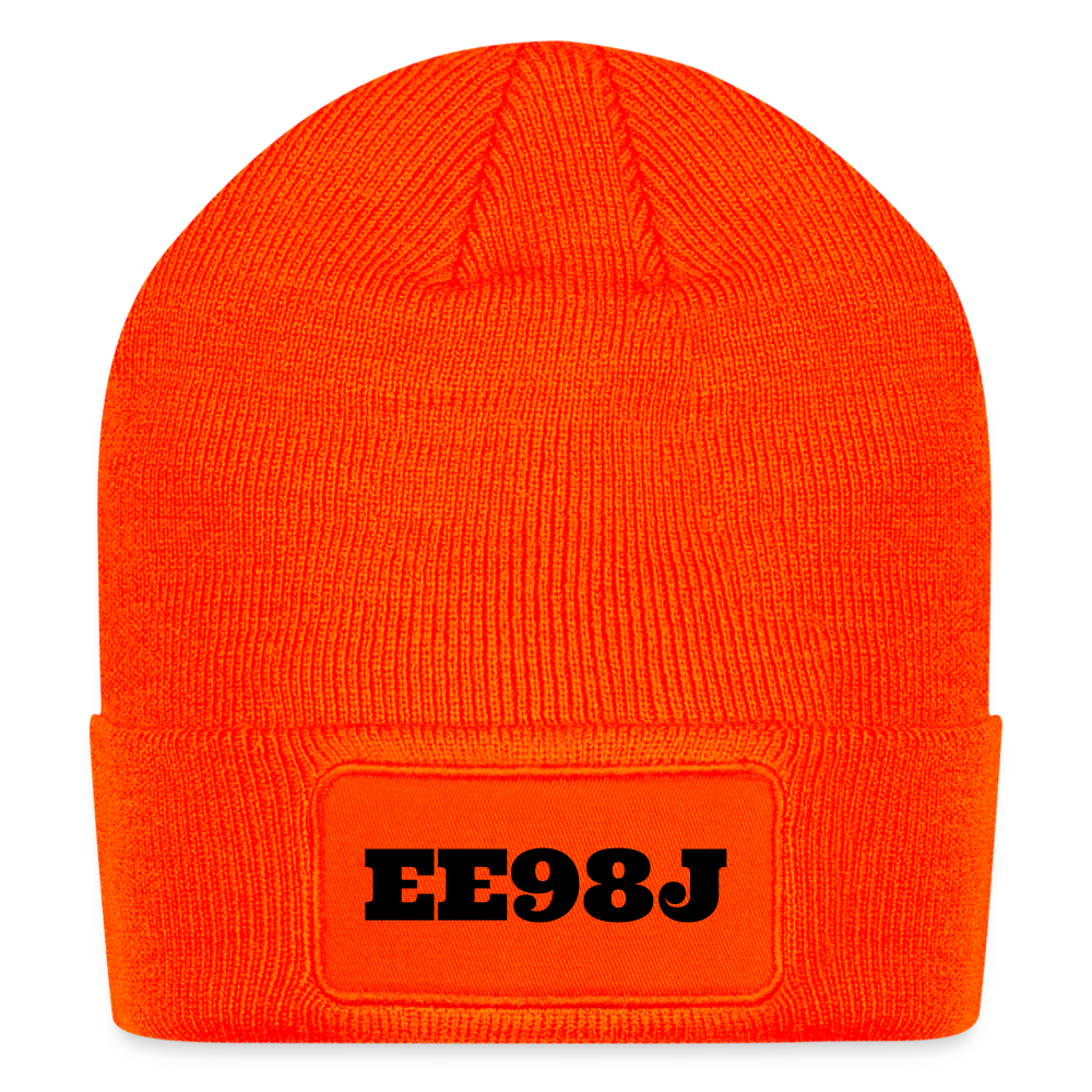 Patch Beanie - neon orange