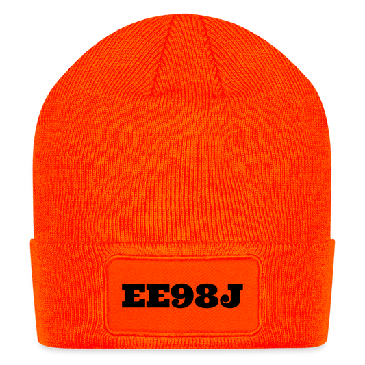 Patch Beanie - neon orange
