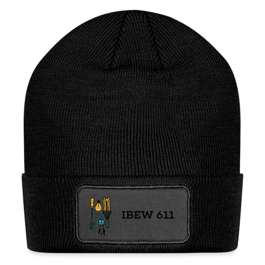 Patch Beanie - black