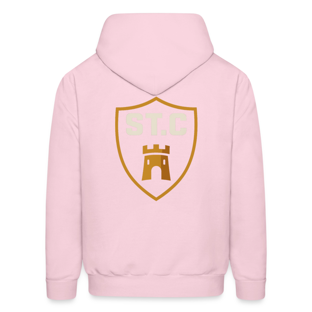 Men's Hoodie Saint Castle - pale pink