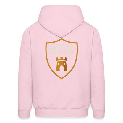 Men's Hoodie Saint Castle - pale pink