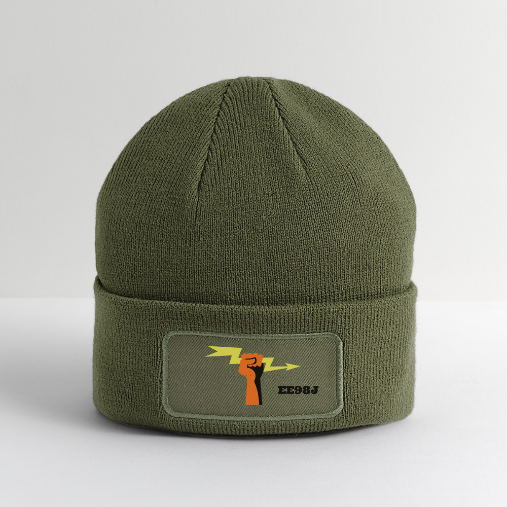 Patch Beanie - olive